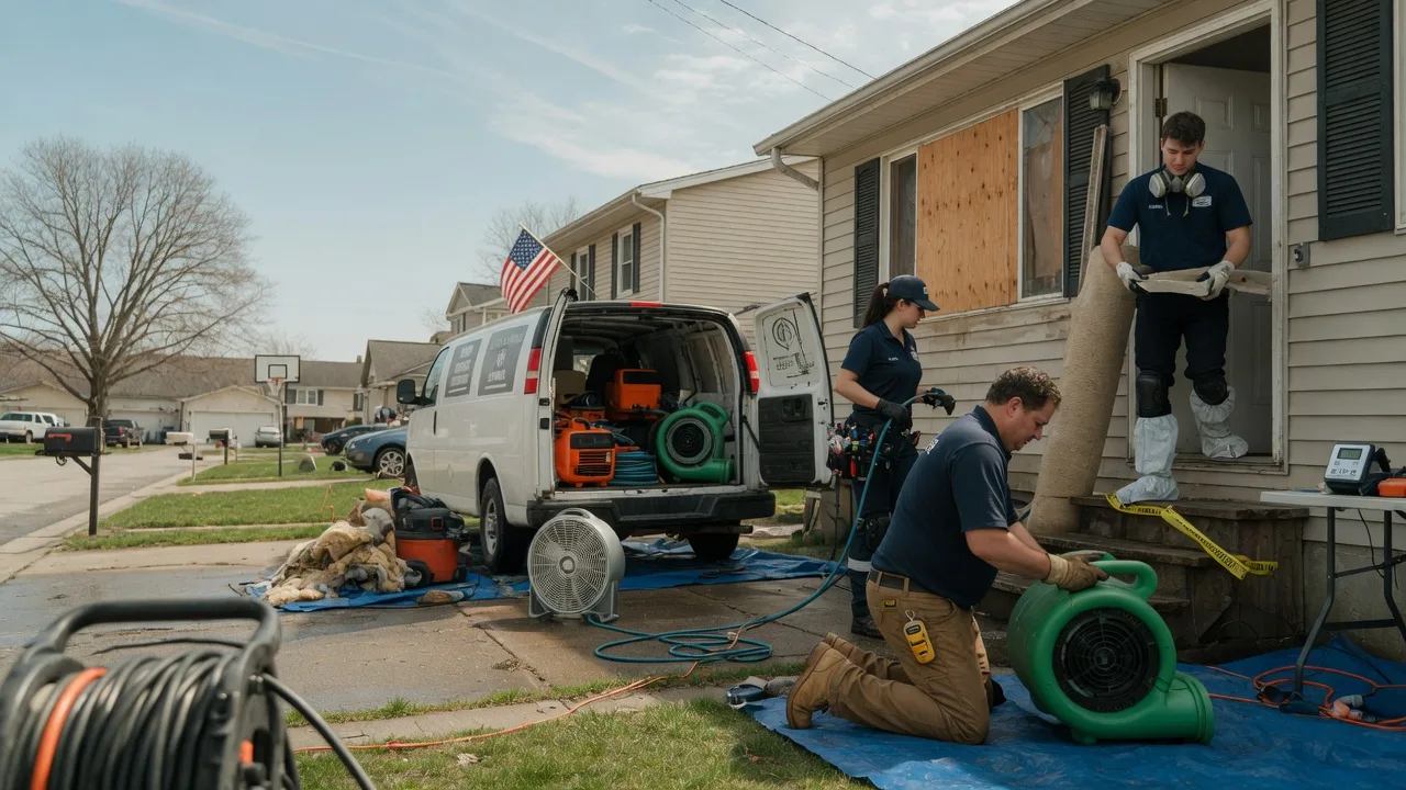 Water Damage Restoration in Oakfield, ME near me